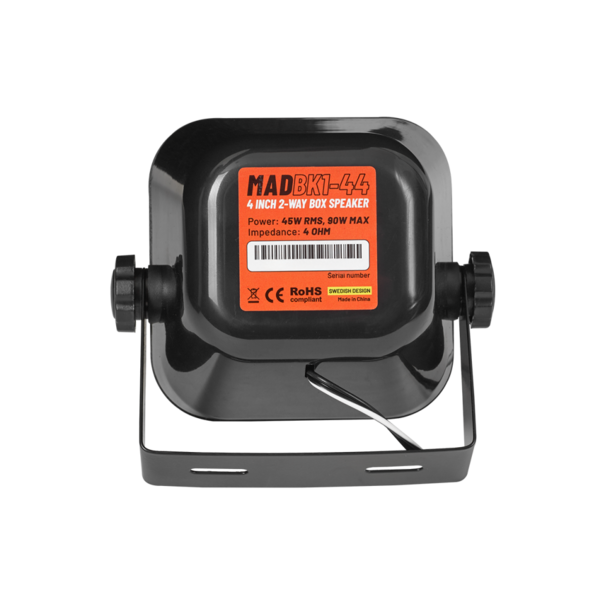 Gas Audio Power GAS Audio MAD BK1-44 - Opbouwspeaker 10cm - 2-weg box speaker - Zwart