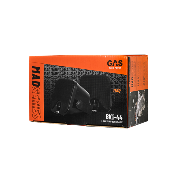 Gas Audio Power GAS Audio MAD BK1-44 - Opbouwspeaker 10cm - 2-weg box speaker - Zwart
