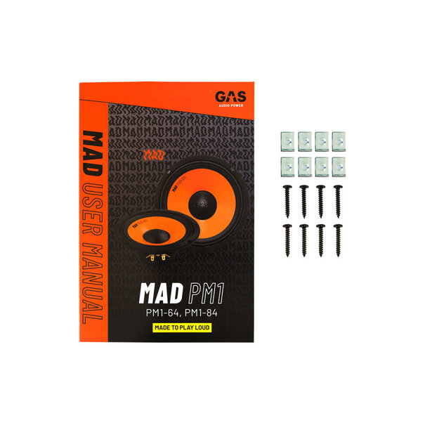 Gas Audio Power GAS Audio MAD Midrange Speaker 16,5 cm - 120 Watt - Luidspreker