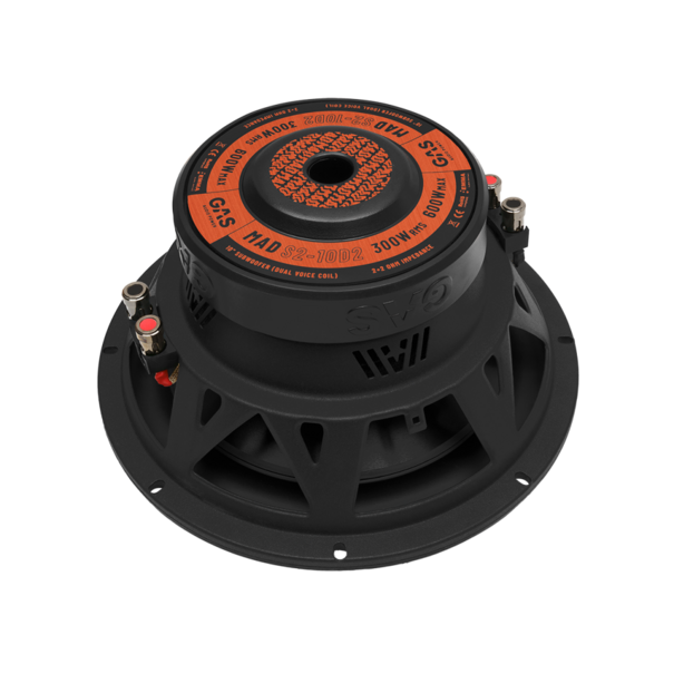 Gas Audio Power GAS Audio MAD S2-10D2 Subwoofer - 25 cm - 2x2 Ohm - 600 Watt Max