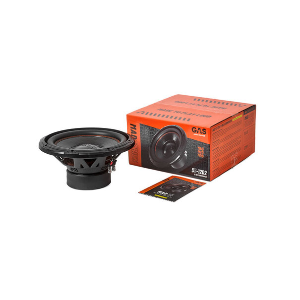 Gas Audio Power GAS Audio MAD S3-12D2 Level 3 Subwoofer - 30 cm - 2x2 Ohm - 1200 Watt Max.