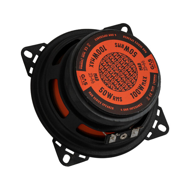 Gas Audio Power GAS Audio MAD X1-44 Coaxial Speakers - 10 cm - 100 Watt - 4 Ohm - 2 Stuks