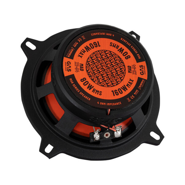 Gas Audio Power GAS Audio MAD X2-54 Coaxial Speaker - 13 cm - 2-weg - 160 Watt Max. - Luidspreker set
