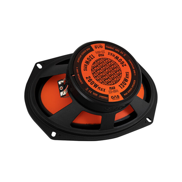 Gas Audio Power GAS Audio MAD X2-694 Coaxial Speaker 6x9" - 3-Weg - 260 Watt Max. - Luidspreker set