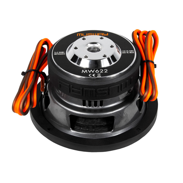 Musway Musway Subwoofer - MW-622 - 16,5 cm - 300 Watt Max.