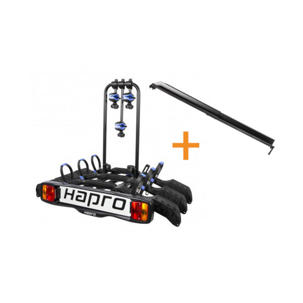 Hapro Hapro Atlas Active 3 - Trekhaakfietsendrager - 7-polig -  34713 + Oprijgoot
