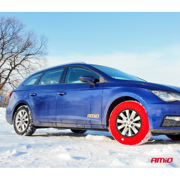 Amio Textiel sneeuwkettingen M - EN16662-1 Önorm V5121 - 2 stuks -Sneeuwsokken