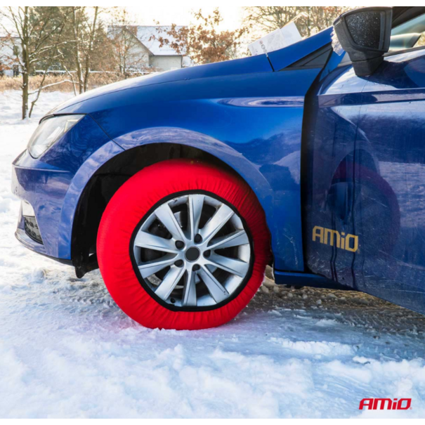 Amio Textiel sneeuwkettingen L - EN16662-1 Önorm V5121 - 2 stuks - Sneeuwsokken