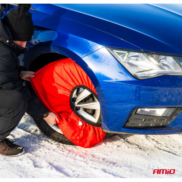 Amio Textiel sneeuwkettingen XXL - EN16662-1 Önorm V5121 - 2 stuks - Sneeuwsokken
