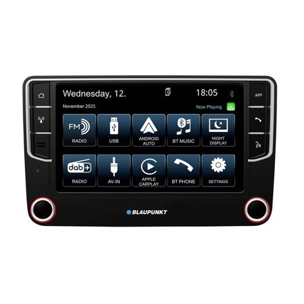 Blaupunkt Wolfsburg 648 - Volkswagen, Skoda en Seat - Draadloos Carplay & Android Auto - DAB+ Autoradio