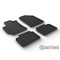 Gledring Gledring Rubbermatten - Hyundai Elantra (AD) 2016- T profiel 4-delig + montageclips