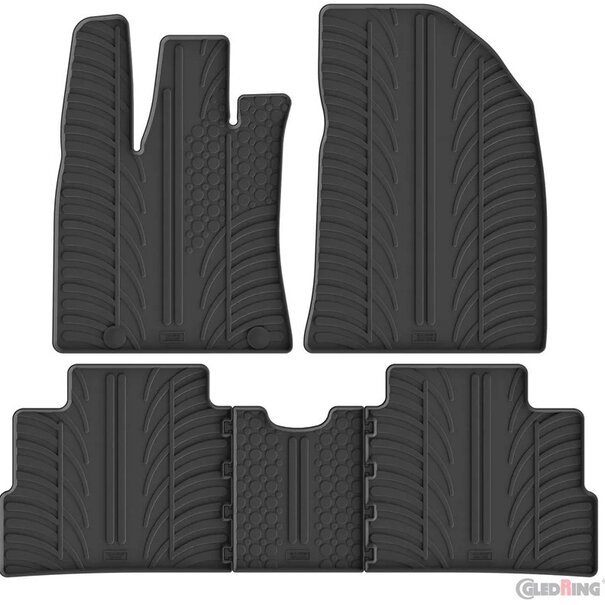 Gledring Gledring Rubbermatten - BYD Dolphin Surf EV 2025- T profiel 5-delig