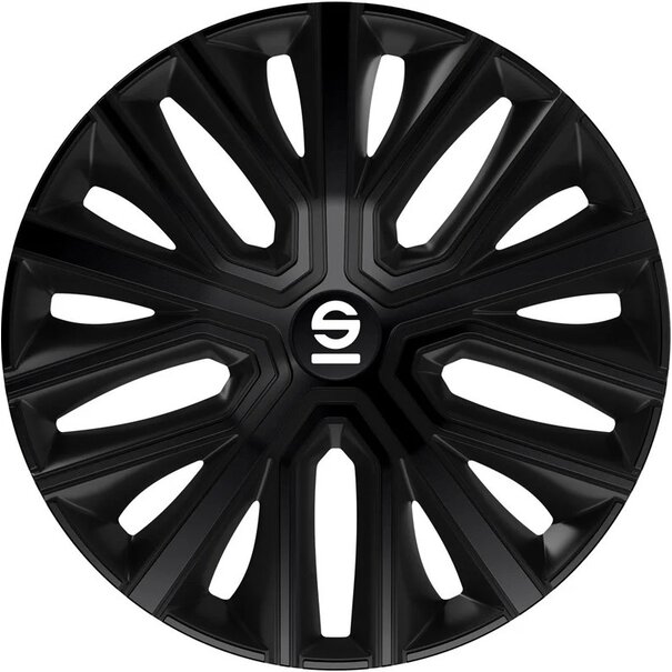 Sparco Sparco Wieldoppen Modena - 16-inch - Zwart - Set van 4 stuks