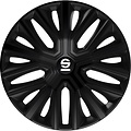 Sparco Sparco Wieldoppen Modena - 15-inch - Zwart - Set van 4 stuks