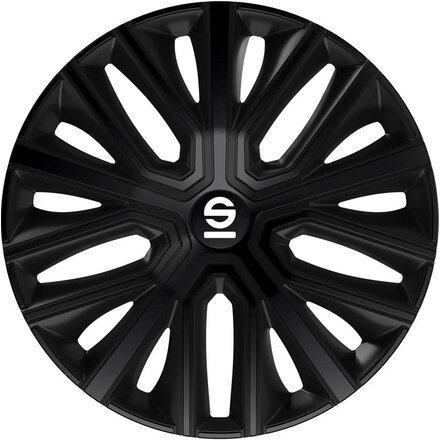 Sparco Wieldoppen Modena - 14-inch - Zwart - Set van 4 stuks