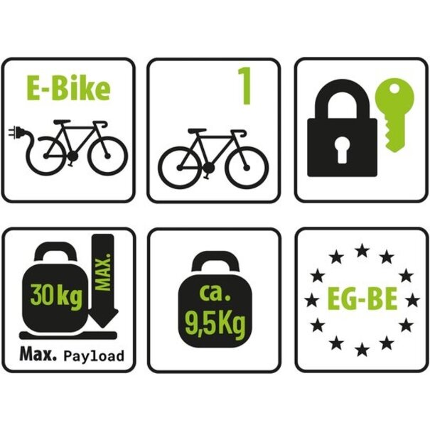 Pro-User Pro-User Amber 1 - Fietsendrager 1 (elektrische) fiets - 9,5 kg