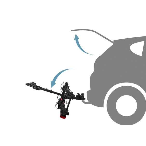 Hapro Hapro Atlas SmartFold II - Fietsendrager - 2 Fietsen - Inklapbaar - 18,6 kg - 13 Polig - Easy Grip - NIEUW!!!