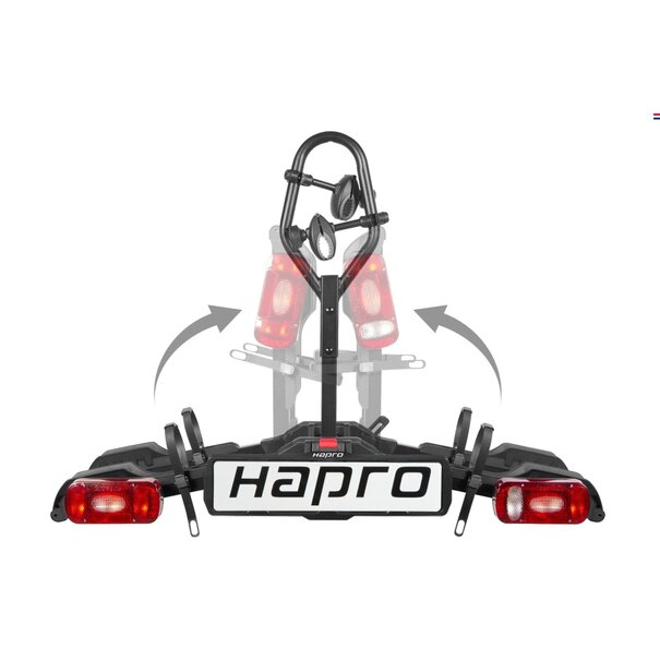 Hapro Hapro Atlas SmartFold II - Fietsendrager - 2 Fietsen - Inklapbaar - 18,6 kg - 13 Polig - Easy Grip - NIEUW!!!
