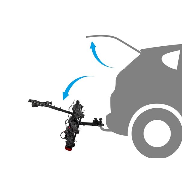 Hapro Hapro Atlas SmartFold III - Fietsendrager - 3 Fietsen - Inklapbaar - 18,6 kg - 13 Polig - Easy Grip - NIEUW!!!