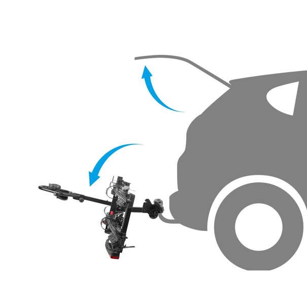 Hapro Hapro Atlas Premium  XFold II 3.0  - Fietsendrager - 2 Fietsen - Inklapbaar - 18 kg - 13 Polig - NIEUW!!!