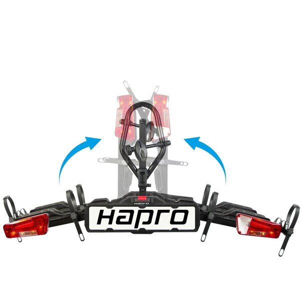Hapro Hapro Atlas Premium  XFold II 3.0  - Fietsendrager - 2 Fietsen - Inklapbaar - 18 kg - 13 Polig - NIEUW!!!