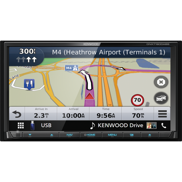 Kenwood Kenwood DNX7190DABS - Multimediasysteem - 2 DIN - 7.0" WVGA scherm - Apple CarPlay & Android Auto