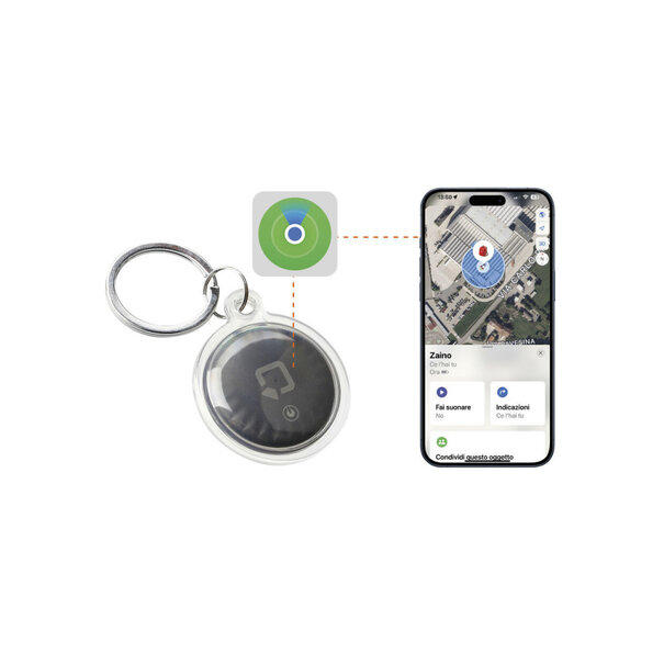 optimount Optiline tag werkt met Apple "find my" Tracker