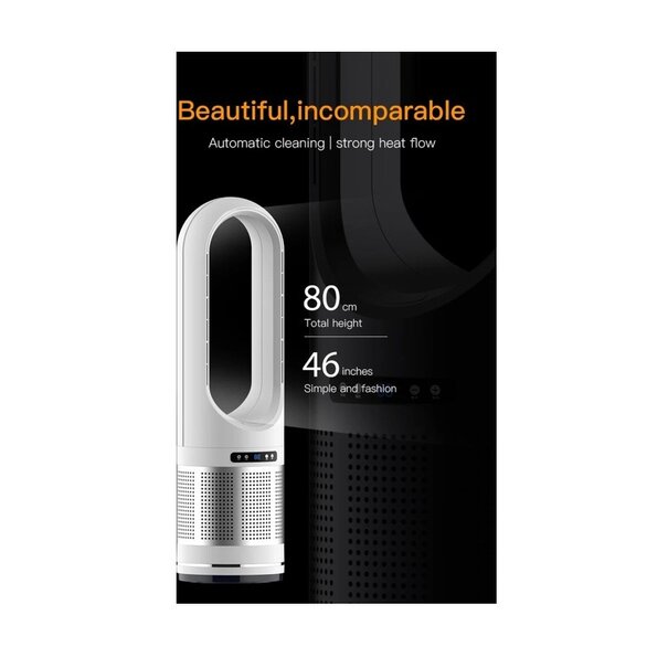 Stealth Stealth ST-BF105 Bladeless Fan - HEPA Filter - Compacte 3- in-1 Luchtreiniging, verwarming en verkoeling