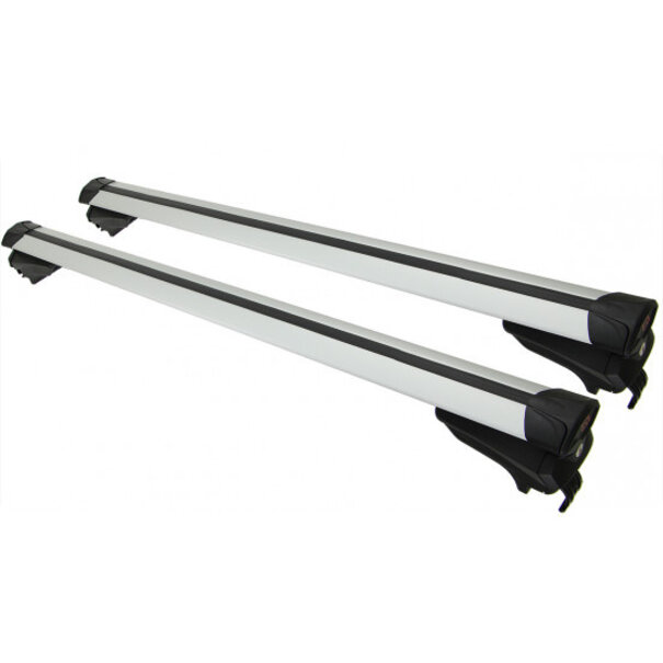 Hapro G3 Dakdrager CLOP Airflow 110cm + Dakkoffer Hapro Traxer 8.6 Antraciet 530 Liter + Hapro tassenset - COMBI DEAL!!