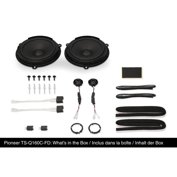Pioneer Pioneer TS-Q160C-FD - 16.5 cm - 350 Watt - speaker