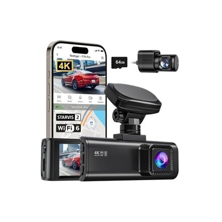 REDTIGER F7N Pro - 4K Voorcamera / Full HD achtercamera - Dashcam auto