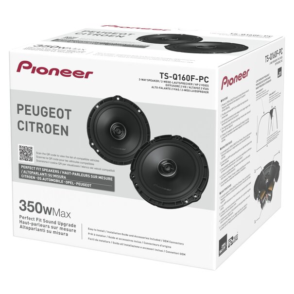 Pioneer  Pioneer TS-Q160F-PC - 16.5 cm - 350 Watt