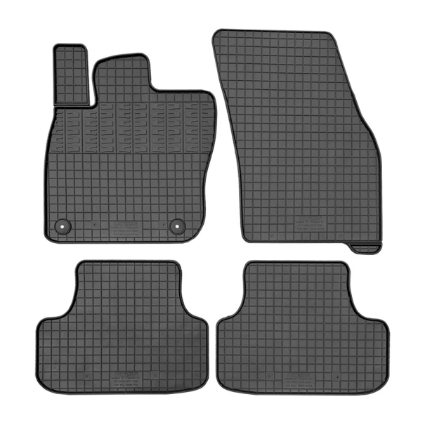 CIKCAR CIKCAR Rubber matten Volkswagen T-Roc II eTSi 2025- (4-delig + montagesysteem)