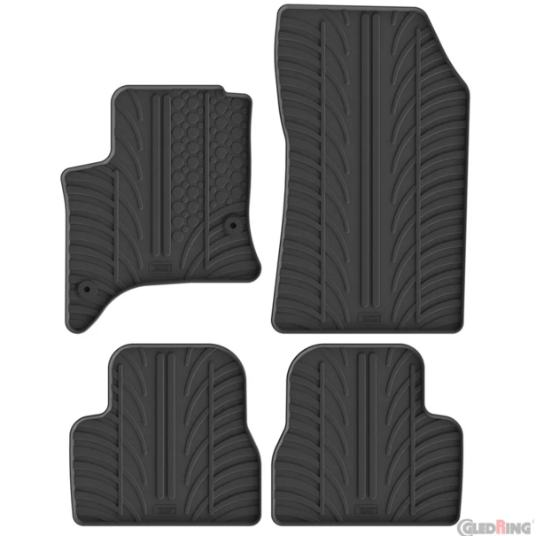 Gledring Gledring Rubbermatten Jeep Avenger (J2) (Hybrid) 2025- (T profiel 4-delig + montageclips)