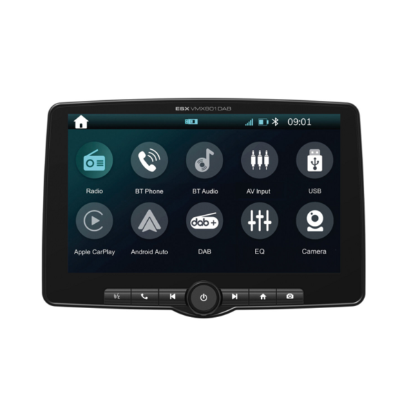 ESX ESX VMX901DAB – 9 inch - 1-DIN autoradio - DAB+ - Apple CarPlay & Android Auto