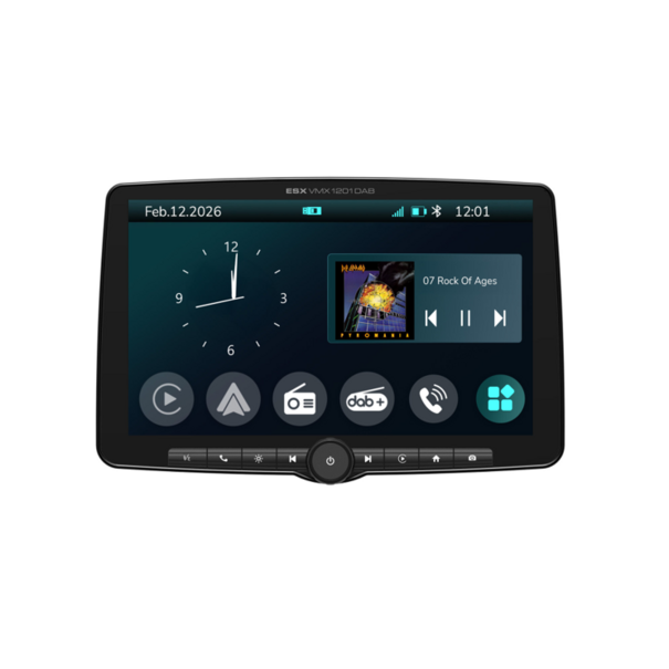 ESX ESX Vision VMX1201DAB – 12 inch - 1-DIN autoradio - DAB+ - Apple CarPlay & Android Auto - MODEL 2026!