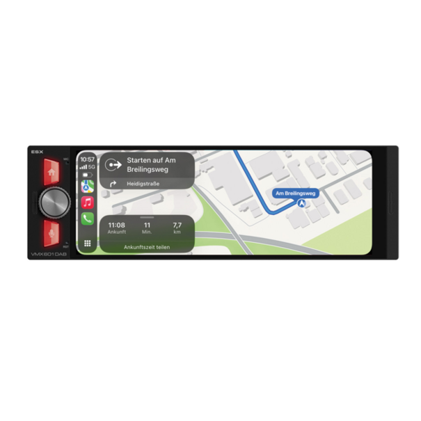 ESX ESX Vision VMX601DAB – 6,3 inch / 16 cm Display - 1-DIN autoradio - DAB+ - Apple CarPlay & Android Auto - MODEL 2026!