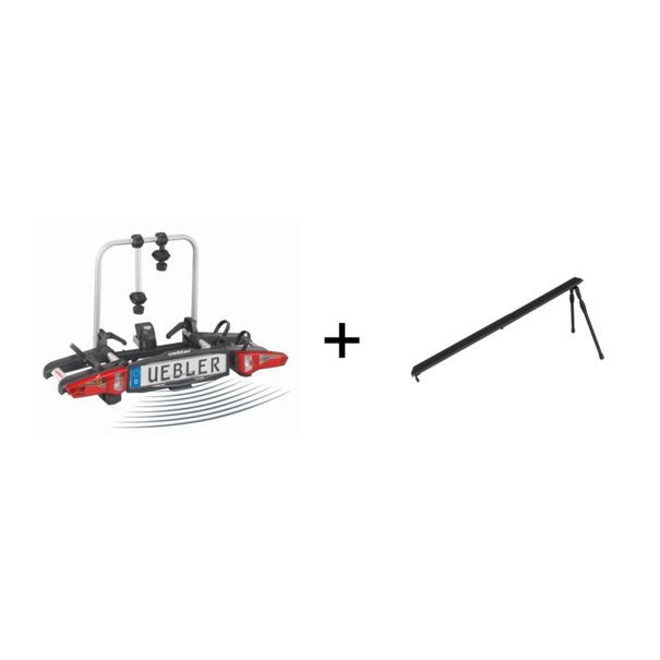 Uebler DEAL! Uebler i21 Fietsendrager + Universele Goot - 2x E-bike