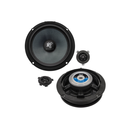 Hifonics ZSV6.2 -   16.5 cm - 2-weg componentluidsprekers, geschikt voor veel VW-, Seat- en Skoda-modellen