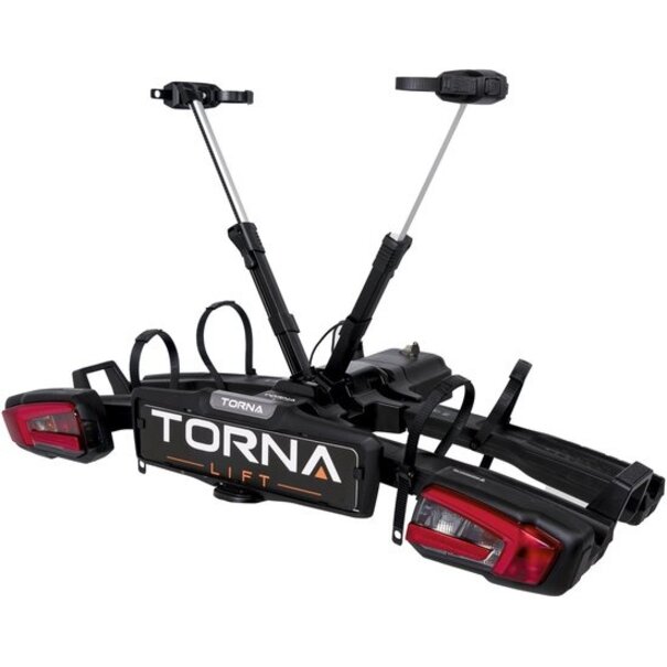 Torna TORNA Lift 2 - Inclusief uitschuifbare oprijgoot - Trekhaak Fietsendrager - 2 E-bikes Opvouwbaar - Kantelbaar tot 90 graden  - MODEL 2027!!