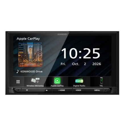 Kenwood DMX6526DABS – 2-DIN Multimedia Autoradio met Draadloze Apple CarPlay / Android Auto - DAB+ - NIEUW!!!!  LEVERBAAR VANAF NOVEMBER
