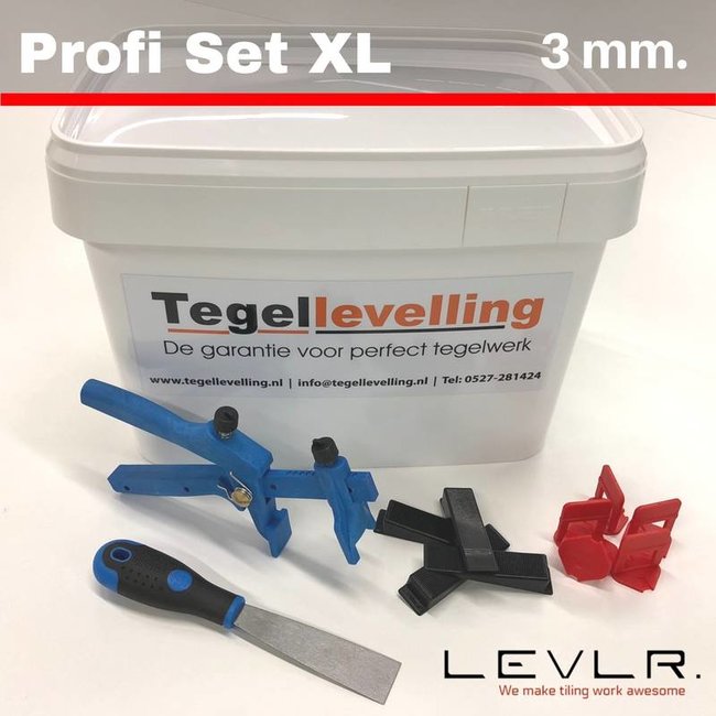 Levelling Starters kit 3 mm.. 500 clips