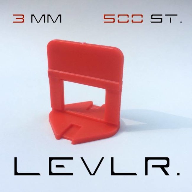 Levelling Starters kit 3 mm.. 500 clips