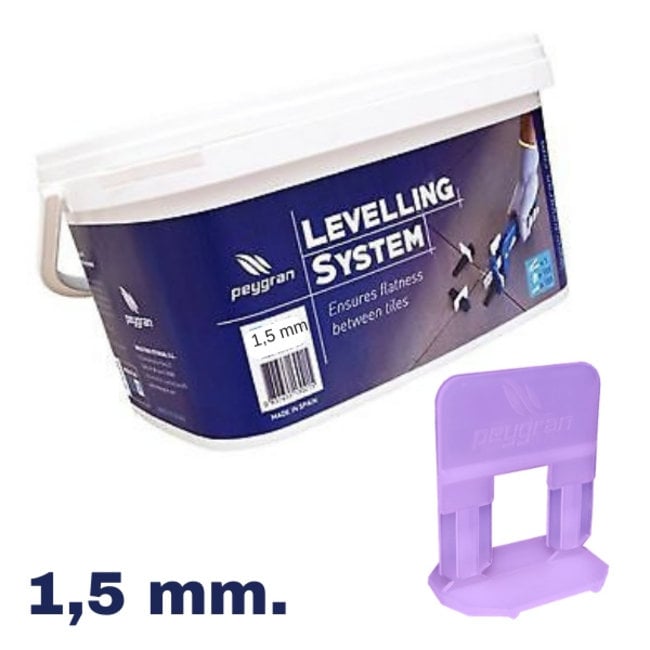 Peygran Peygran Levelling starters kit 100 set 0,5 mm.