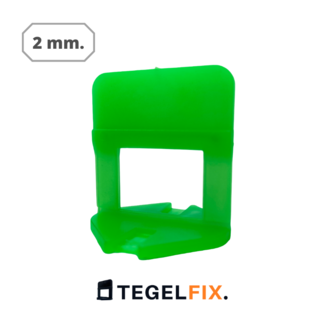 TegelFix 2 mm. Clips 2000  stuks