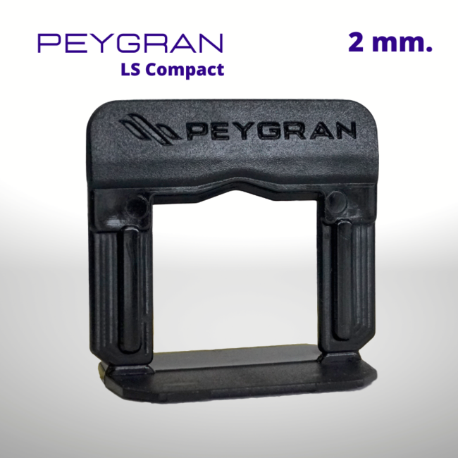 Peygran 2 mm. Compact levelling clips 500 stuks