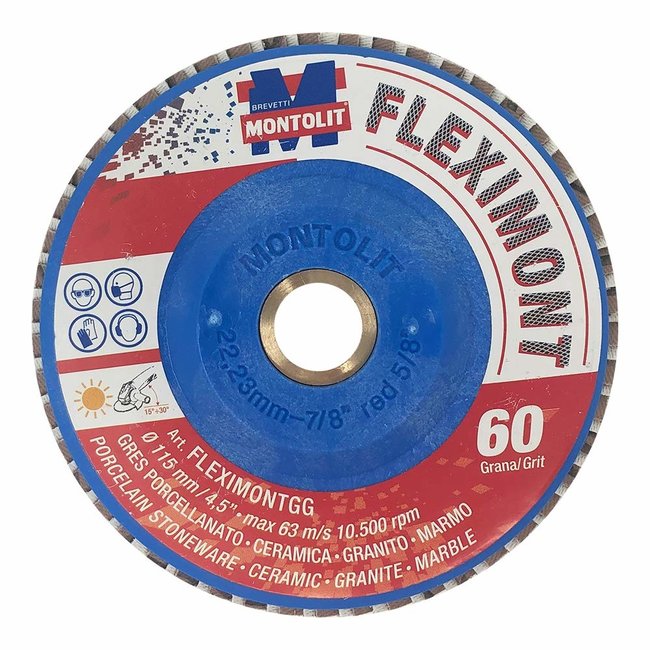 Montolit Fleximont Diamant  K60 lamellen schuurschijf