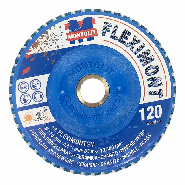 Montolit Fleximont Diamant  K120 lamellen schuurschijf