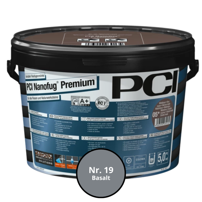 PCI PCI Nanofug Premium Nr. 19 Basalt 5 kg