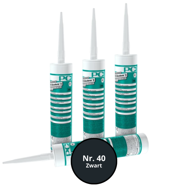 PCI Silcoferm S Nr. 40 Zwart 310 ml